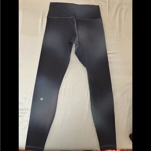 Lululemon Wunder Train HR Tight 28" in Black Midnight Haze Black Multi -Like New